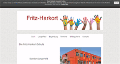 Desktop Screenshot of fritz-harkort-schule.de