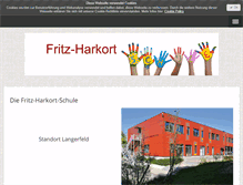 Tablet Screenshot of fritz-harkort-schule.de